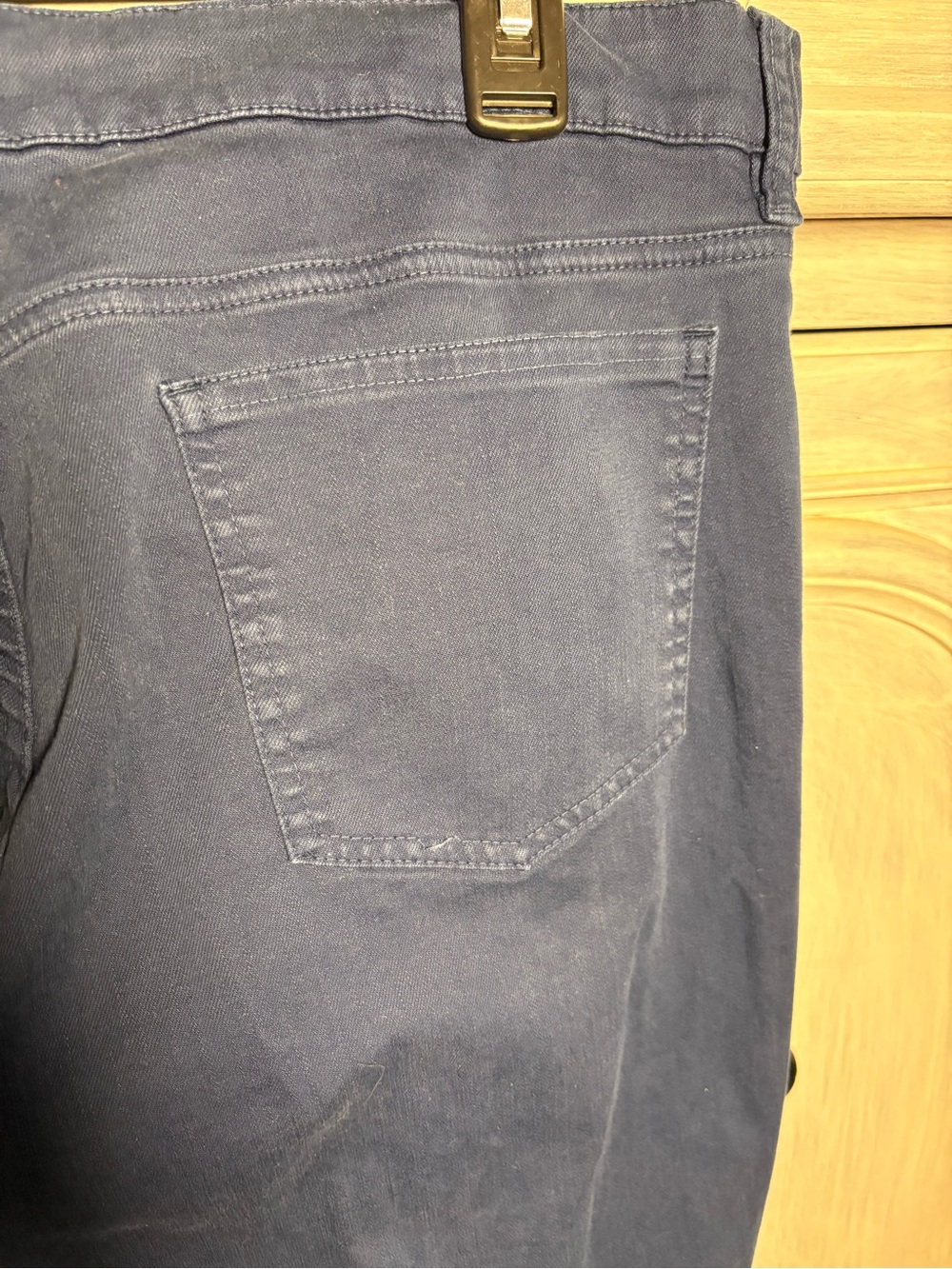 Eileen‎ Fisher Navy Organic Cotton High Waisted Jeans Stretch Minimalist Classic - Picture 8 of 8